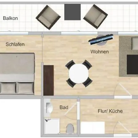 Lägenhet Kaiserhof 007 *